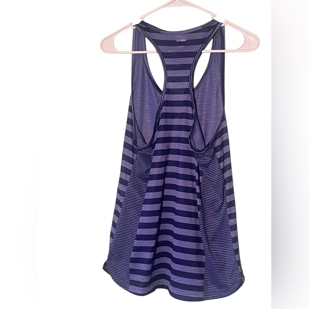 Adidas Climalite Purple Racer back tank. Size small GUC - Picture 2 of 4